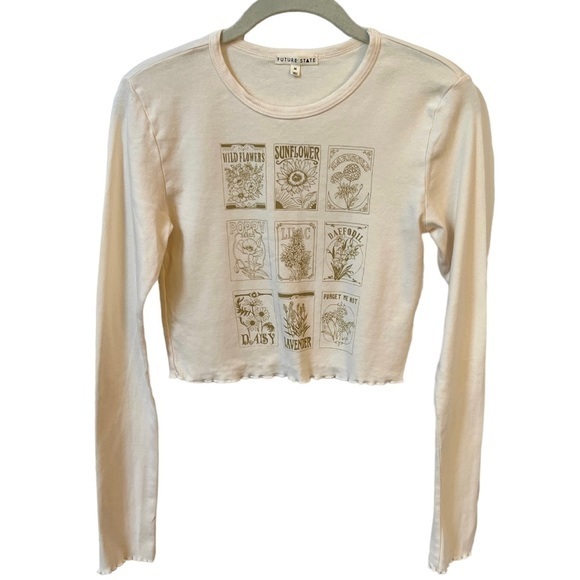Urban Outfitters Tops - Urban Outfitters Future State seed packet crop top